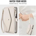 Multifunctional Wallet Detachable Leather Phone Case with Lanyard, For Samsung Galaxy S21 5G, For Samsung Galaxy S21+ 5G, For Samsung Galaxy S21 Ultra 5G - Image 8