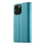 Stitching Multi-card Zipper Wallet Leather Phone Case with Short Strap, For iPhone 15 Pro Max, For iPhone 15 Pro, For iPhone 15 Plus - Image 3