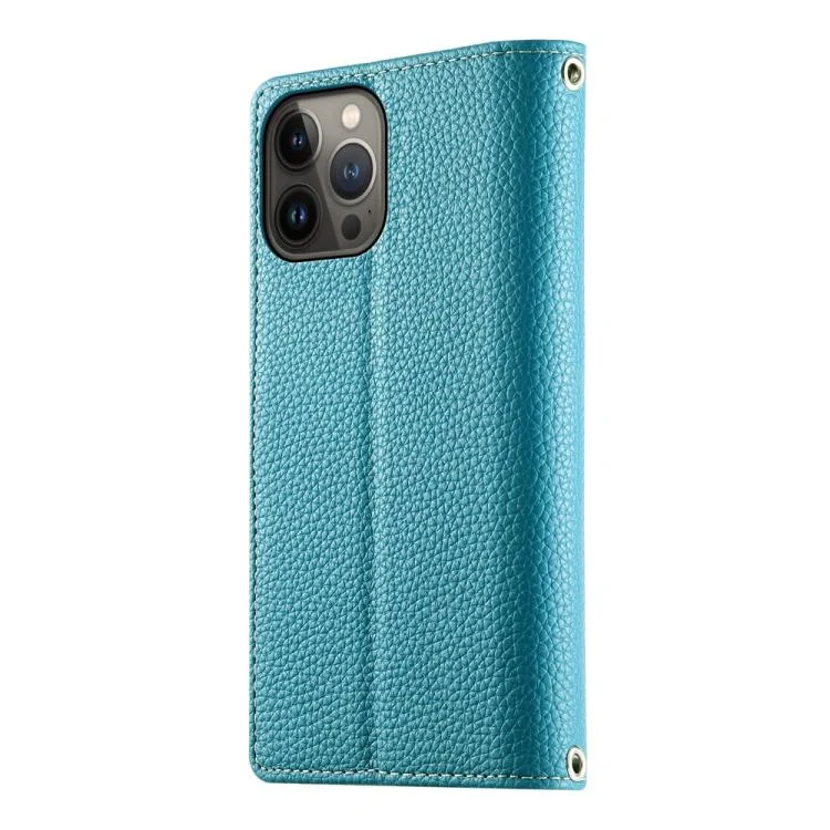 EDA008188914A_2.webp Stitching Multi-card Zipper Wallet Leather Phone Case with Short Strap, For iPhone 13 Pro Max, For iPhone 13 Pro, For iPhone 13 mini - Image 3