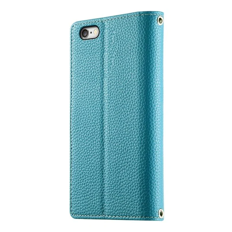 EDA008188924A_2.webp Stitching Multi-card Zipper Wallet Leather Phone Case with Short Strap, For iPhone 8 Plus / 7 Plus - Image 3