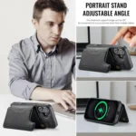 DG.MING MAGKING-K3 Series MagSafe RFID Card Bag Detachable Phone Case, For iPhone 16 - Image 7