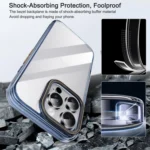 iPAKY MG Series Transparent PC+TPU Phone Case, For iPhone 16 Pro Max, For iPhone 16 Pro, For iPhone 16 Plus, For iPhone 16 - Image 3