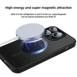 Kalebol Rotating Holder MagSafe PC Hybrid TPU Phone Case, For iPhone 17 Pro Max, For iPhone 17 Pro, For iPhone 17, For iPhone 17 Air - Image 4