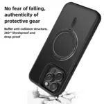 Kalebol Rotating Holder MagSafe PC Hybrid TPU Phone Case, For iPhone 17 Pro Max, For iPhone 17 Pro, For iPhone 17, For iPhone 17 Air - Image 5
