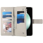 Stitching Multi-card Zipper Wallet Leather Phone Case with Short Strap, For Samsung Galaxy S22+ 5G, For Samsung Galaxy S22 5G, For Samsung Galaxy S21 FE 5G - Image 4