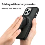 Kalebol Metal Lens Frame MagSafe Holder Frosted PC Phone Case, For iPhone 17 Pro Max, For iPhone 17 Pro - Image 4