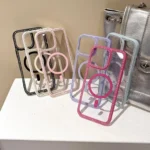 Large Lens Hole Rhinestone Frame MagSafe Phone Case, For iPhone 12 Pro, For iPhone 12 mini, For iPhone 11 Pro Max - Image 2