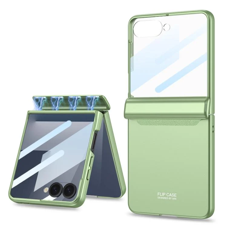 GKK Integrated HD Film Magnetic Full Coverage Flip Phone Case, For Samsung Galaxy Z Flip7 5G