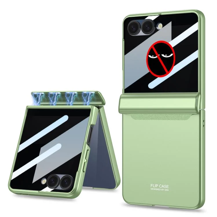 GKK Integrated Privacy Film Magnetic Full Coverage Flip Phone Case, For Samsung Galaxy Z Flip7 5G