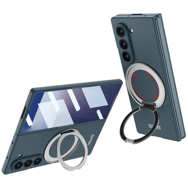 GKK Integrated Ultra-thin Full Cover Magnetic Phone Case with Rotating Bracket, For Samsung Galaxy Z Fold7 5G