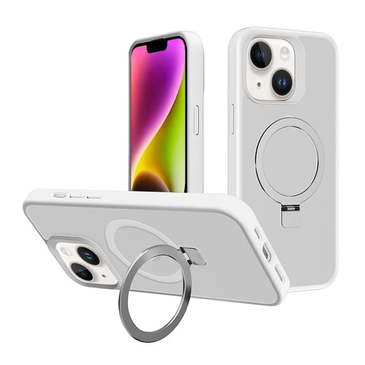 Kalebol Frosted MagSafe Holder PC Phone Case, For iPhone 14 Plus, For iPhone 14, For iPhone 14 Pro, For iPhone 14 Pro Max