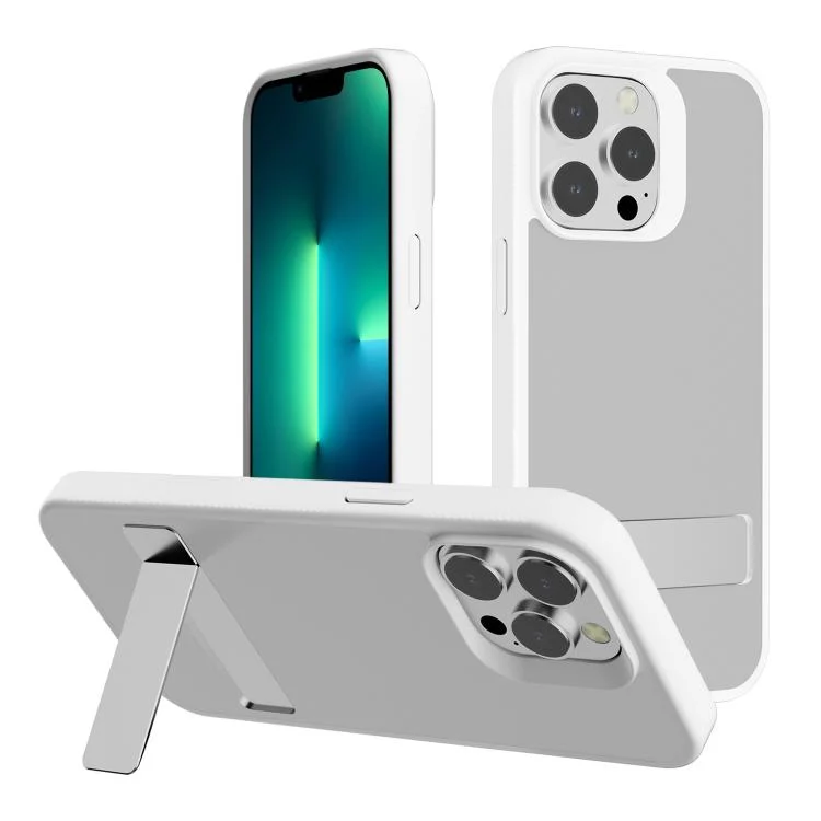 Kalebol Frosted Holder PC Hybrid TPU Phone Case, For iPhone 13 Pro Max, For iPhone 13 Pro, For iPhone 13