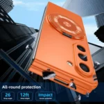 Kalebol MagSafe Rotation Holder PC Phone Case, For Samsung Galaxy Z Fold7, For Samsung Galaxy Z Fold6, For Samsung Galaxy Z Fold5 - Image 3