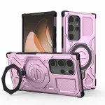 J-20 Solid Color MagSafe Magnetic TPU+PC Phone Case, For Samsung Galaxy S24 Ultra 5G