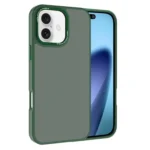 Kalebol Metal Lens Frame Frosted PC Phone Case, For iPhone 17, For iPhone 17 Air