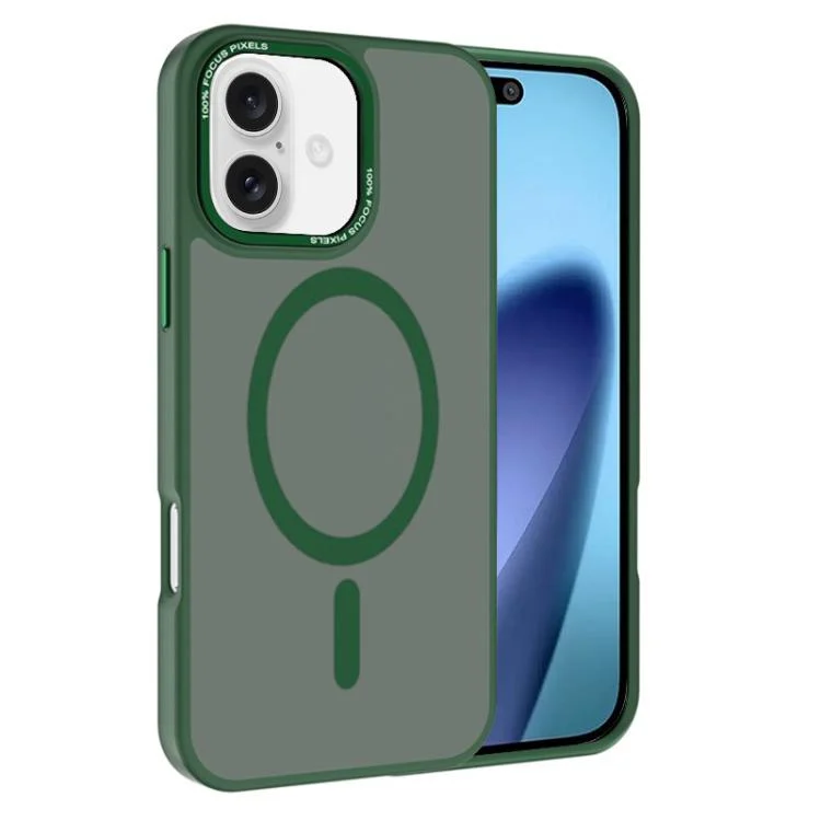 Kalebol Metal Lens Frame MagSafe Frosted PC Phone Case, For iPhone 17, For iPhone 17 Air