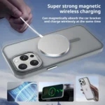 Kalebol Metal Lens Frame MagSafe Frosted PC Phone Case, For iPhone 16 Pro Max, For iPhone 16 Pro - Image 5
