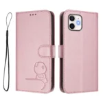Litter Panda Embossing RFID Leather Phone Case with Lanyard, For iPhone 12 / 12 Pro, For iPhone 12 Pro Max, For iPhone 12 mini - Image 2