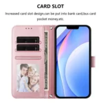 Litter Panda Embossing RFID Leather Phone Case with Lanyard, For iPhone 12 / 12 Pro, For iPhone 12 Pro Max, For iPhone 12 mini - Image 3