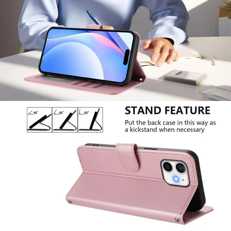 EDA008247118A_3.webp Litter Panda Embossing RFID Leather Phone Case with Lanyard, For iPhone 12 / 12 Pro, For iPhone 12 Pro Max, For iPhone 12 mini - Image 4