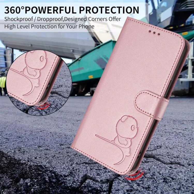 EDA008247118A_7.webp Litter Panda Embossing RFID Leather Phone Case with Lanyard, For iPhone 12 / 12 Pro, For iPhone 12 Pro Max, For iPhone 12 mini - Image 8