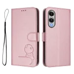 Litter Panda Embossing RFID Leather Phone Case with Lanyard, For Samsung Galaxy S25 Edge 5G, For Samsung Galaxy S25 / S24 5G, For Samsung Galaxy S25+ / S24+ 5G - Image 2
