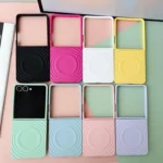 Wave Texture MagSafe Skin Feel PC Phone Case, For Samsung Galaxy Z Flip7 5G, For Samsung Galaxy Z Flip6 / Flip5 - Image 2