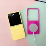 Wave Texture MagSafe Skin Feel PC Phone Case, For Samsung Galaxy Z Flip7 5G, For Samsung Galaxy Z Flip6 / Flip5 - Image 4