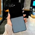 Weave Texture PU Hybrid PC Phone Case, For Samsung Galaxy Z Flip7 5G - Image 7