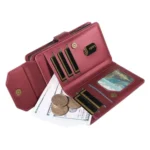 Multi Card Wallet Leather Phone Case with Strap, For iPhone 17 Pro Max, For iPhone 17 Pro, For iPhone 17, For iPhone 17 Air - Image 8