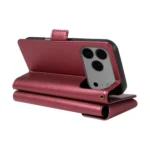 Multi Card Wallet Leather Phone Case with Strap, For iPhone 17 Pro Max, For iPhone 17 Pro, For iPhone 17, For iPhone 17 Air - Image 9