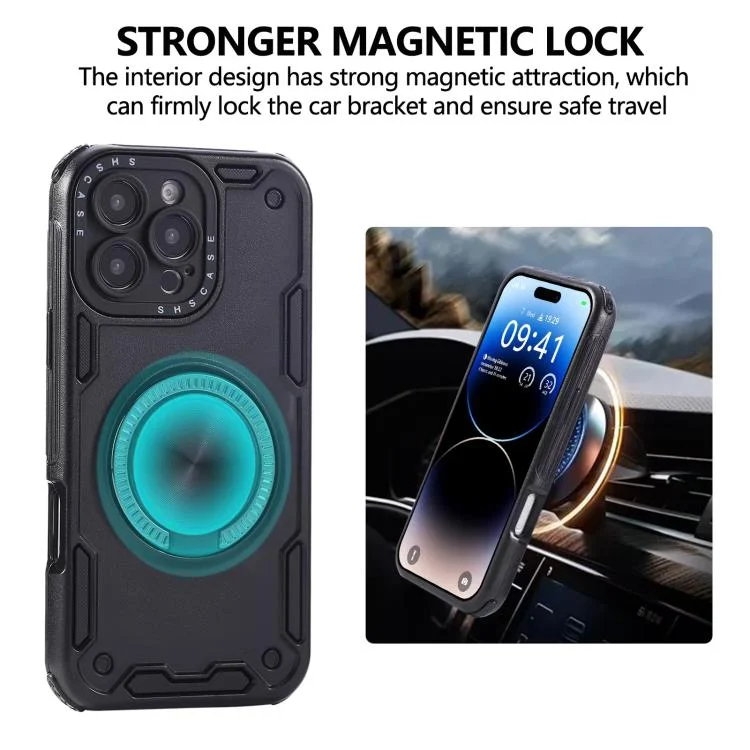 EDA008341002A_3.webp Three-core Mecha 360 Degree Rotation Magnetic Holder Phone Case, For iPhone 12, For iPhone 12 Pro, For iPhone 11 - Image 7