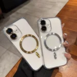 Transparent Acrylic MagSafe Phone Case, For iPhone 16 Pro Max, For iPhone 16 Pro, For iPhone 16 Plus - Image 3