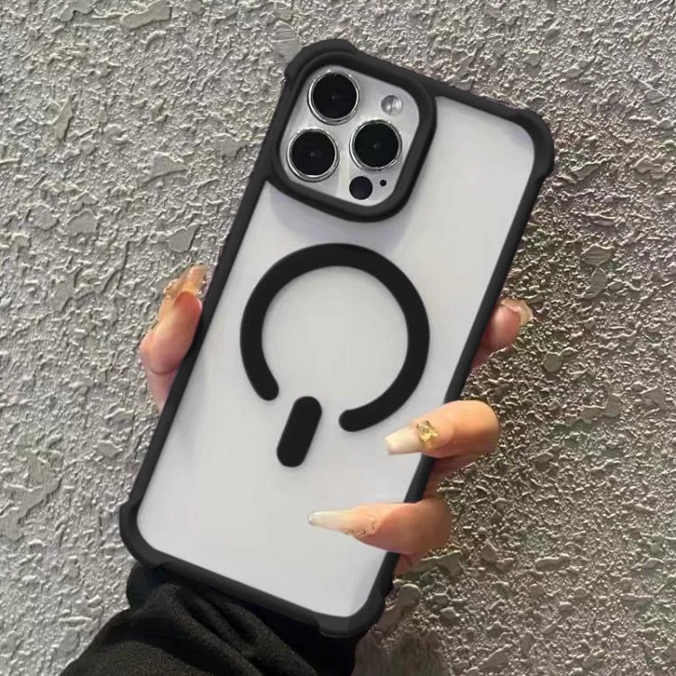 Semi-transparent Skin Feel Frosted MagSafe Phone Case, For iPhone 15 Pro, For iPhone 15 Plus