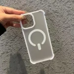 Semi-transparent Skin Feel Frosted MagSafe Phone Case, For iPhone 14, For iPhone 14 Pro - Image 3