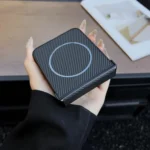 Three Parts Carbon Fiber Texture MagSafe Phone Case, For Samsung Galaxy Z Flip7, For Samsung Galaxy Z Flip6 - Image 5