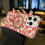 Leopard MagSafe Dual-side Laminating IMD Phone Case, For iPhone 14 Pro, For iPhone 13 Pro Max, For iPhone 13 Pro, For iPhone 13 - Image 3