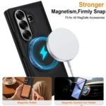 Folding Rotation Holder MagSafe Film Integrated Leather Phone Case, For Samsung Galaxy Z Fold7 5G, For Samsung Galaxy Z Flip7 5G - Image 6