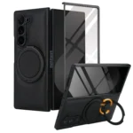 Folding Rotation Holder MagSafe Film Integrated Leather Phone Case, For Samsung Galaxy Z Fold5, For Samsung Galaxy Z Flip5 - Image 2