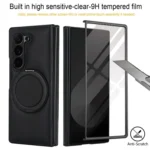 Folding Rotation Holder MagSafe Film Integrated Leather Phone Case, For Samsung Galaxy Z Fold5, For Samsung Galaxy Z Flip5 - Image 3