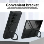 Folding Rotation Holder MagSafe Film Integrated Leather Phone Case, For Samsung Galaxy Z Fold5, For Samsung Galaxy Z Flip5 - Image 4