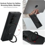 Folding Rotation Holder MagSafe Film Integrated Leather Phone Case, For Samsung Galaxy Z Fold5, For Samsung Galaxy Z Flip5 - Image 5