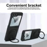 Folding Rotation Holder MagSafe Film Integrated Leather Phone Case, For Samsung Galaxy Z Flip6, For Samsung Galaxy Z Fold6 - Image 4