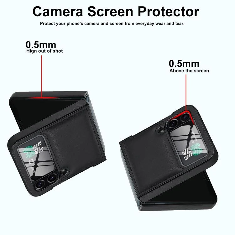 EDA008385010A_7.webp Folding Rotation Holder MagSafe Film Integrated Leather Phone Case, For Samsung Galaxy Z Flip3 5G, For Samsung Galaxy Z Fold3 5G - Image 8