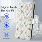 Flower Pattern Buckle Leather Phone Case with Lanyard, For iPhone 16, For iPhone 15 Pro Max, For iPhone 15 Pro, For iPhone 15 Plus / 14 Plus - Image 6
