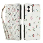 Flower Pattern Buckle Leather Phone Case with Lanyard, For iPhone 11, For iPhone 11 Pro, For iPhone X / XS, For iPhone XR - Image 2