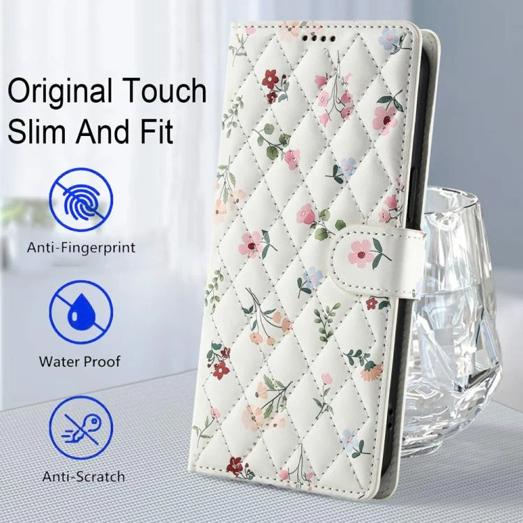 EDA008395226A_5.webp Flower Pattern Buckle Leather Phone Case with Lanyard, For iPhone SE 2022 / SE 2020 / 8 / 7, For iPhone 13 Pro Max, For iPhone 13 Pro, For iPhone 13 mini - Image 6