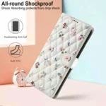 Flower Pattern Buckle Leather Phone Case with Lanyard, For iPhone XS Max, For iPhone 8 Plus / 7 Plus / 6 Plus - Image 7