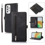 Zipper Card Slot Buckle Wallet Leather Phone Case, For Samsung Galaxy A53 5G, For Samsung Galaxy A33 5G, For Samsung Galaxy S22 5G