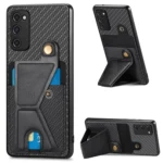Carbon Fiber Wallet Flip Card K-shaped Holder Phone Case, For Samsung Galaxy S20 FE, For Samsung Galaxy A50, For Samsung Galaxy A14 5G, For Samsung Galaxy A13  5G